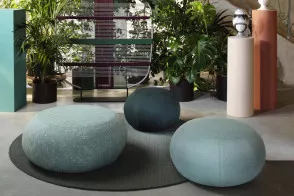 Geo Outdoor Pouf 2