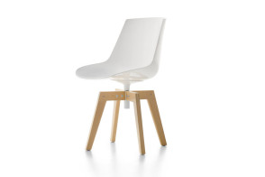 Chaise d'extérieur Flow Iroko MDF Italia - 1