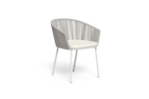 Coral outdoor small armchair