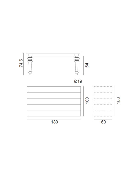 Gray extendable Table (Expo Offer)