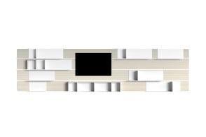 Sistema a Parete Pentagramma MDF Italia - 1 2
