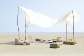Pouf d'extérieur Hopi Paola Lenti - 1 2
