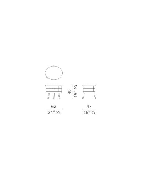 Ainda Bedside Table (Expo Offer)