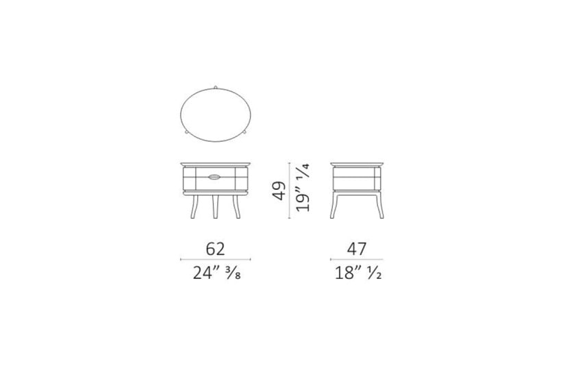 Ainda Bedside Table (Expo Offer)