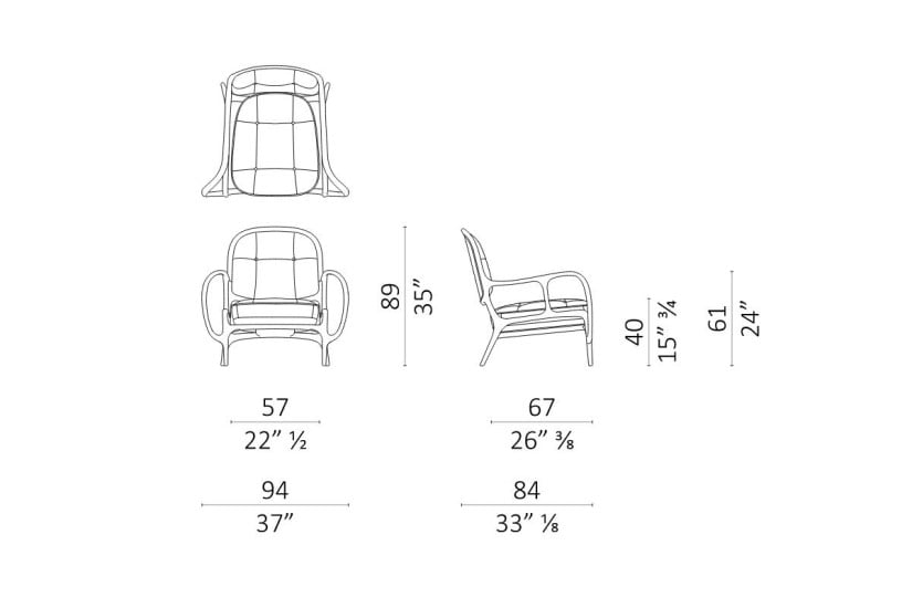 Fauteuil Twenty Two (Offre Expo) Ceccotti Collezioni - 5