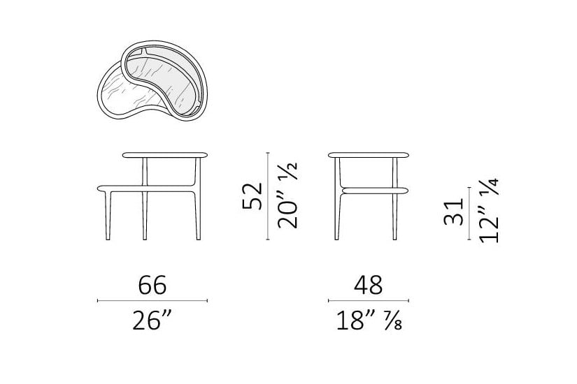 Fagiolo Low Table (Expo Offer)
