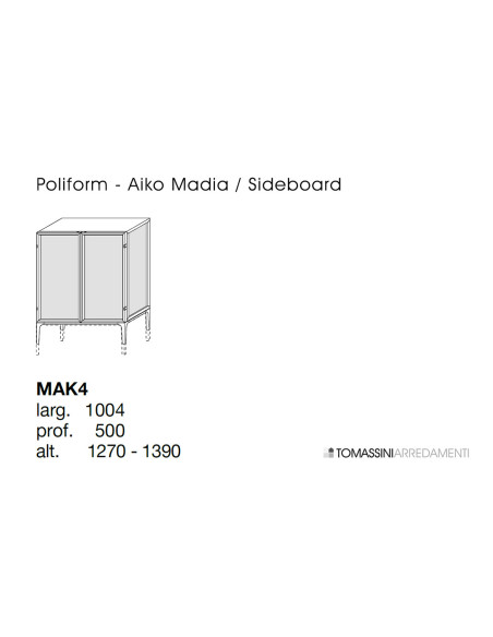 Madia Aiko (Offre Expo) Poliform - 6