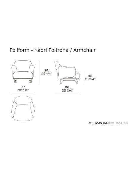 Fauteuil Kaori (Offre Expo) Poliform - 6