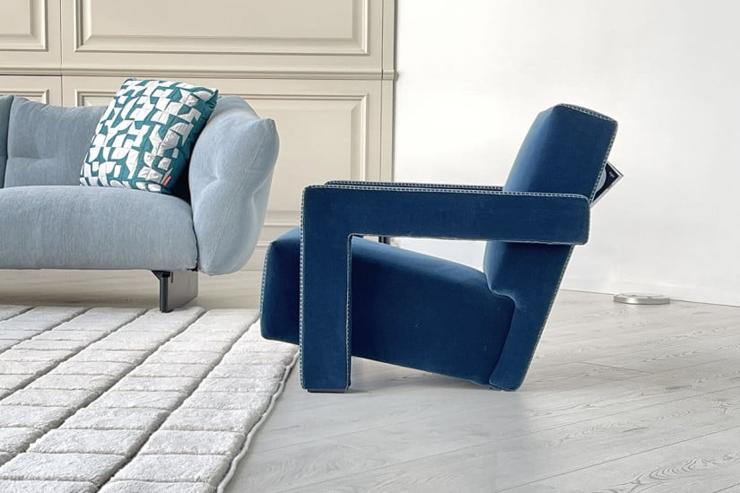 Fauteuil Utrecht Bleu (Offre Expo) Cassina - 2
