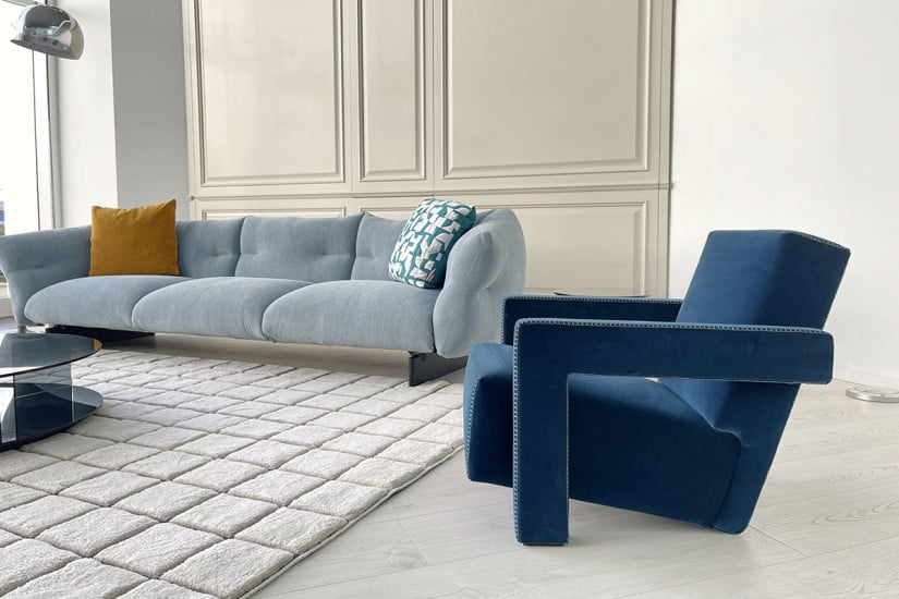 Fauteuil Utrecht Bleu (Offre Expo) Cassina - 3