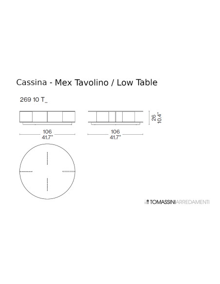 Tavolino Mex (Offerta Expo) Cassina - 7