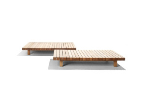 Vis à Vis Outdoor Coffee Table Tribù - 1