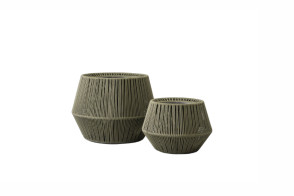 Pouf per esterno Zigzag Kettal - 1 2
