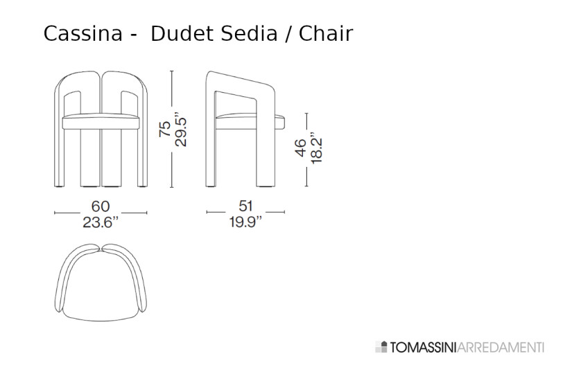Chaise Dudet en tissu blanc (Offre Expo) - 7