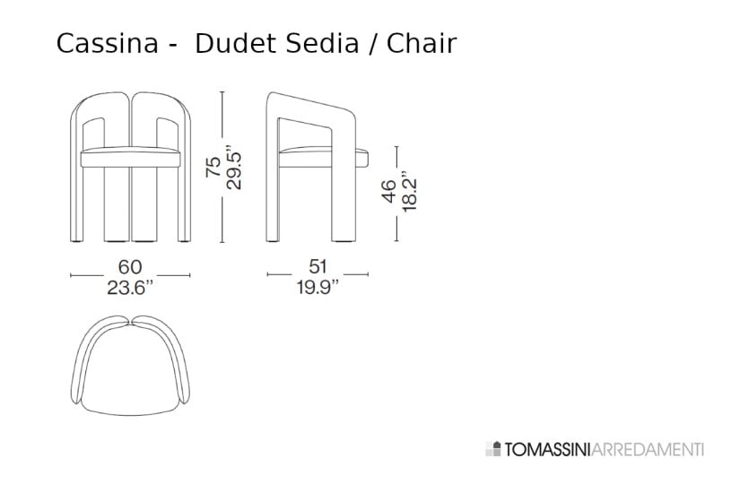 Dudet White Fabric Chair (Expo Offer)  - 7
