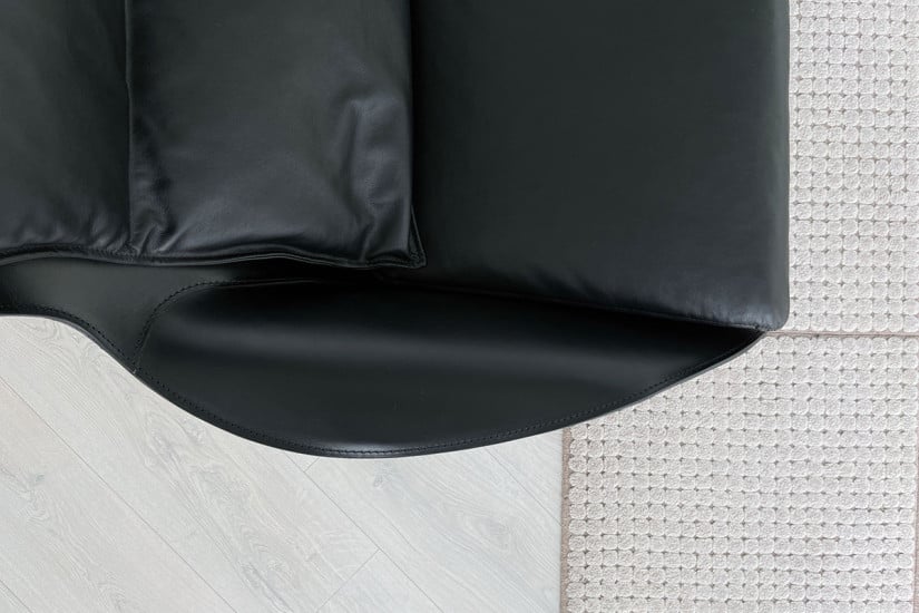 Fauteuil Cab Lounge en cuir noir (Offre Expo) Cassina - 4
