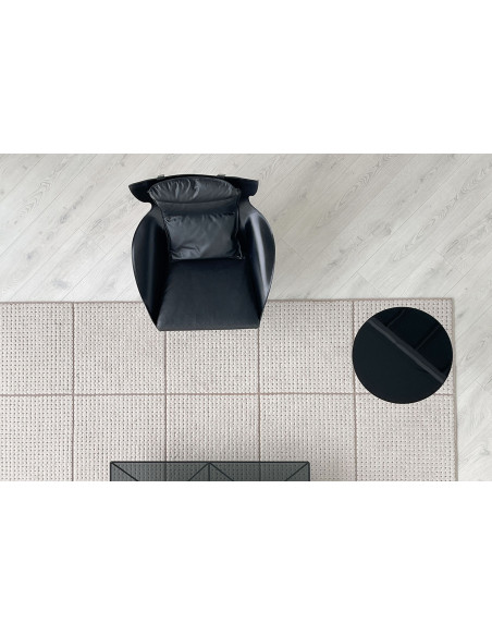 Poltrona Cab Lounge en cuir noir (Offre Expo) Cassina - 6