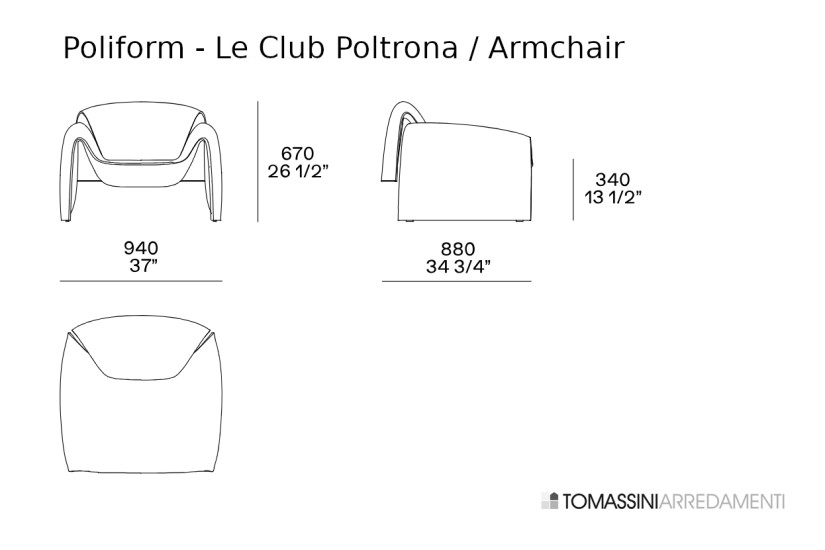Le Club Sand Colored Armchair (Expo Offer) Poliform - 8