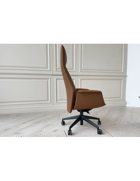 Poltrona Downtown in pelle cognac (Offerta Expo) Poltrona Frau - 3