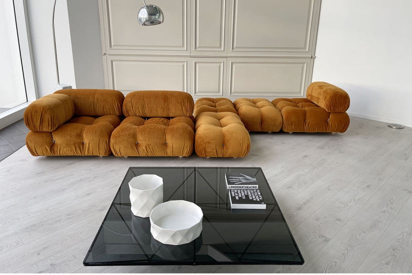 Camaleonda Orange Fabric Sofa (Expo Offer) B&B Italia - 2
