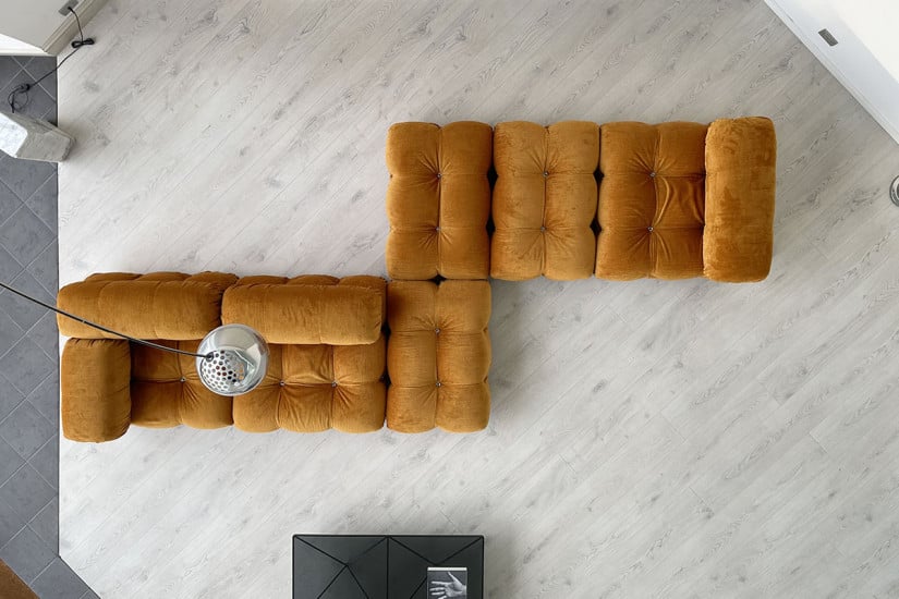 Camaleonda Orange Fabric Sofa (Expo Offer) B&B Italia - 5