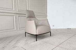 Poltrona Archibald A in pelle cipria (Offerta Expo) Poltrona Frau - 7 2