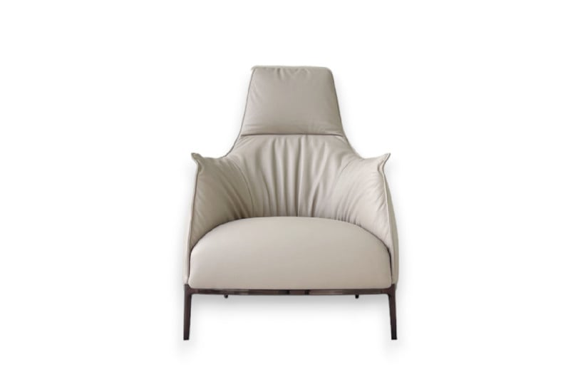 Poltrona Archibald A in pelle cipria (Offerta Expo) Poltrona Frau - 7