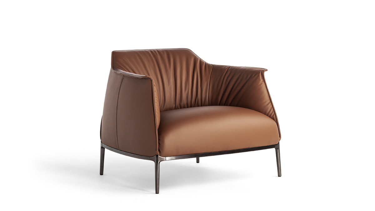 Archibald Large Armchair by Poltrona Frau