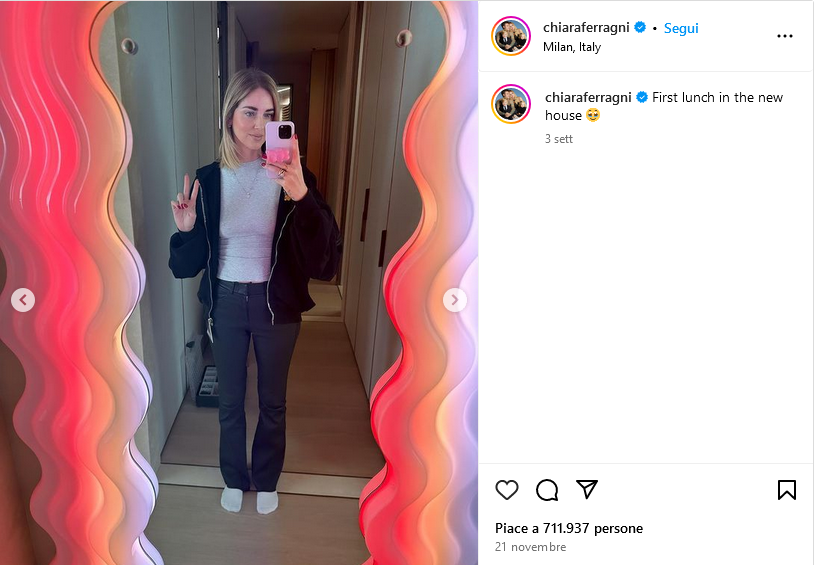 Chira Ferragni Ultrafragola Mirror
