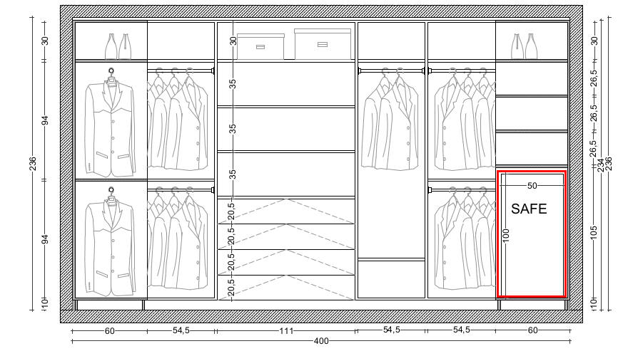 Walk in Closet by Poliform Walk in Closet by Poliform